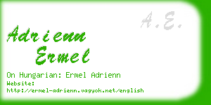 adrienn ermel business card